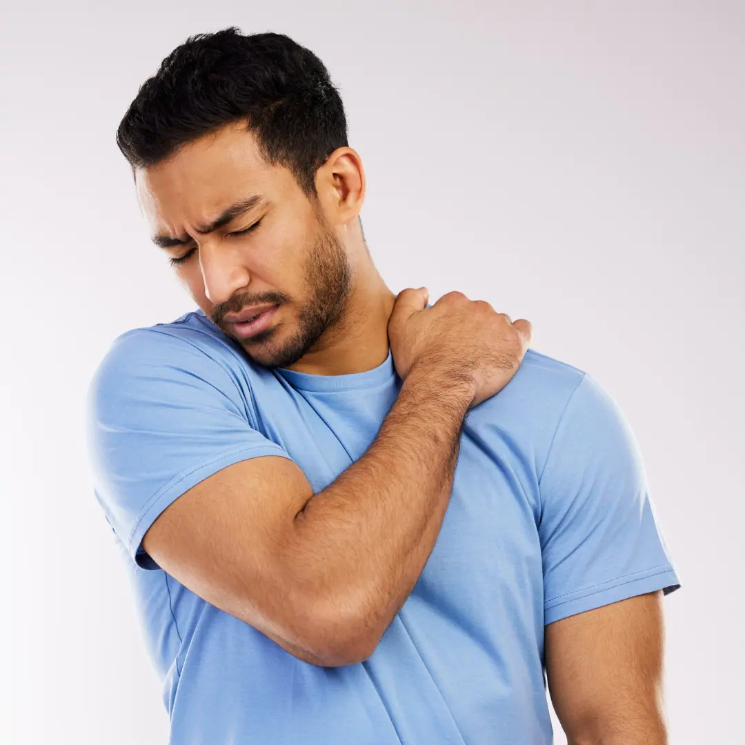 Pain spreading to back or shoulder