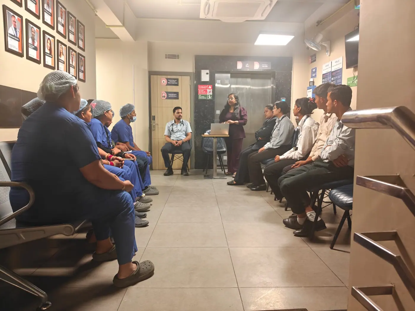 Daily Team Huddles at Healic Multispeciality Hospital