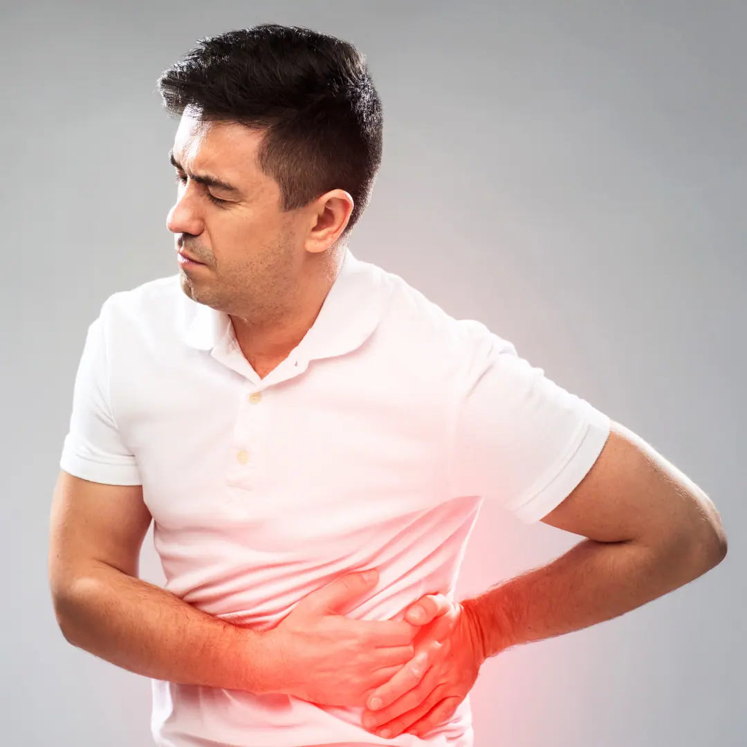 Right upper abdominal pain after oily food