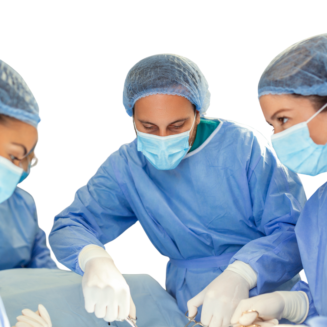 Planned along with a caesarean or another pelvic surgery