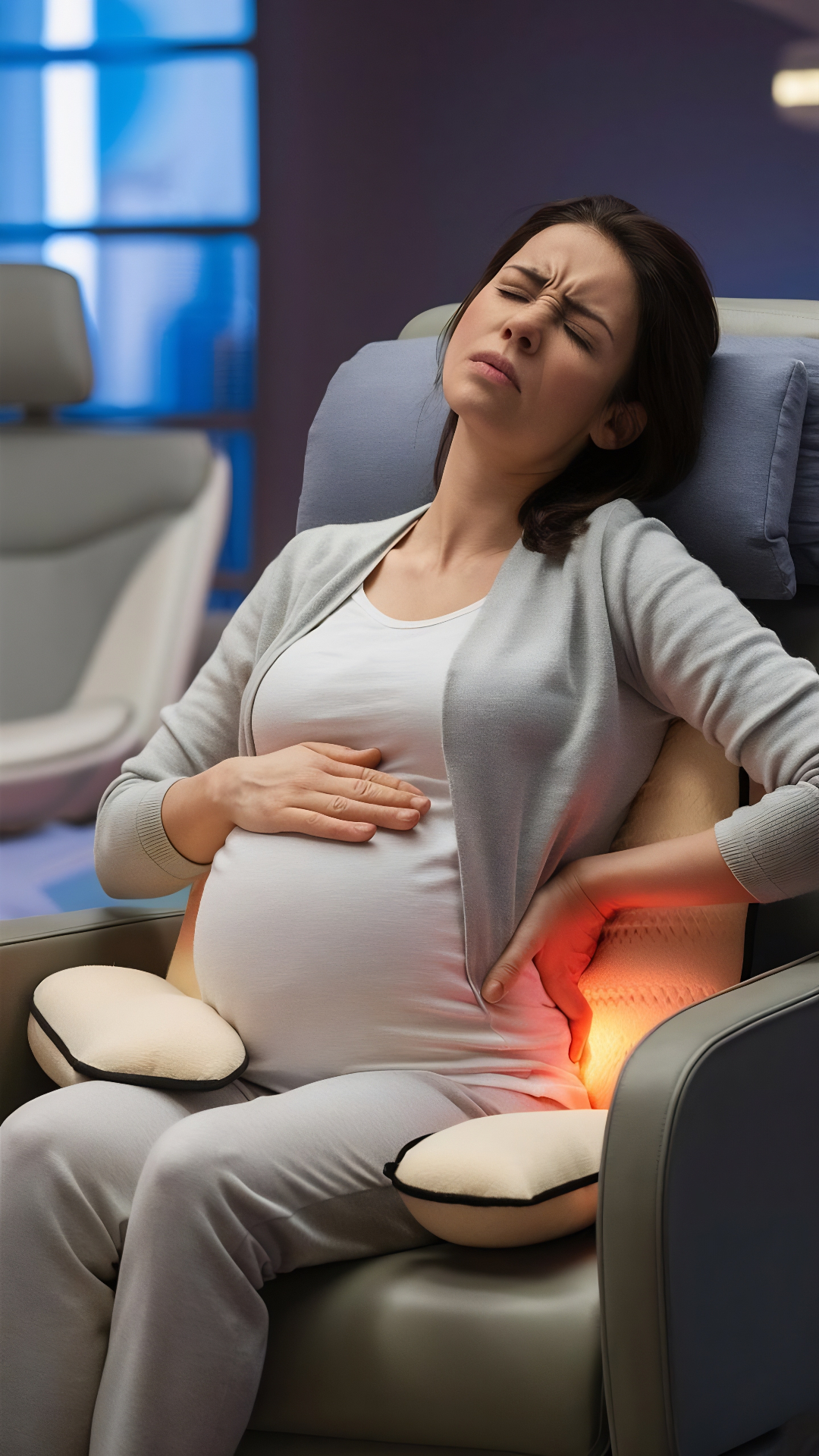 Sharp or stabbing one-sided lower abdominal pain